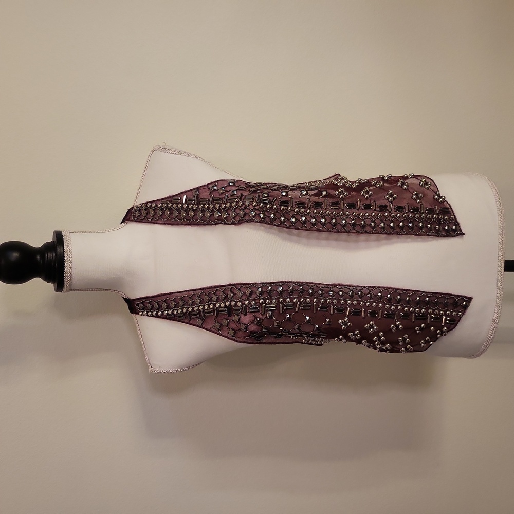 Buckle Daytrip boho vest Small , Burgandy